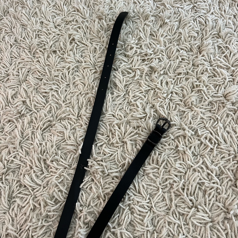 Thin Black Belt - image 1